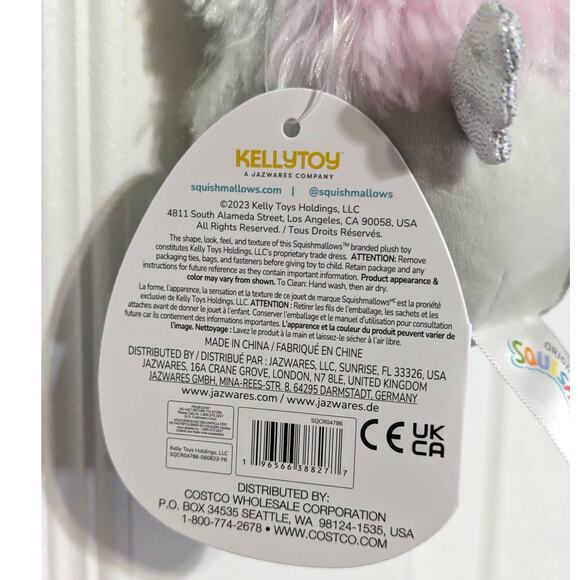 Squishmallow Leonori the Lion 4-inch Plush Christmas Ornament, Multicolor - Picture 6 of 7